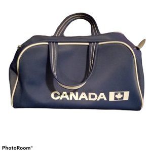 CANADA Blue & White Bowler Bag (13" ×6.5")
